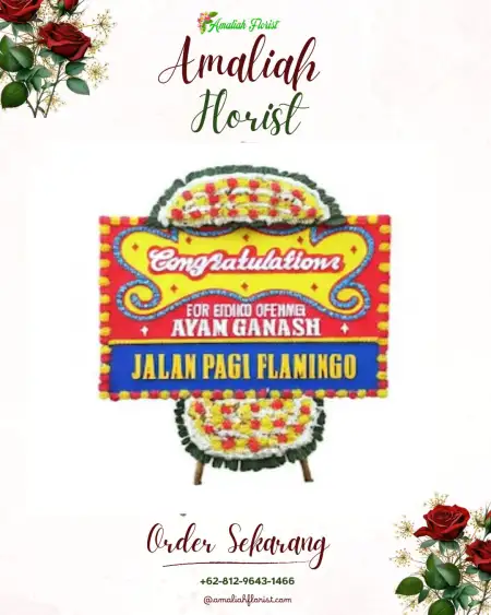 Sewa Papan Bunga Baros