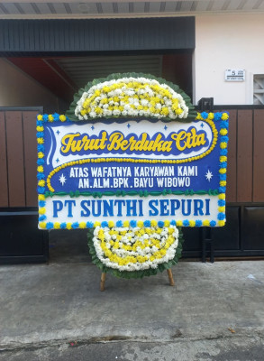 Papan Bunga Duka di Baros